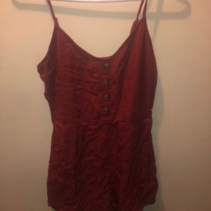 Maroon romper